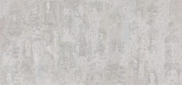 Mural Tecnografica Art LEO BELLEI WOMEN GREY