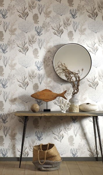 Tapeta Casadeco Rivage 83979122 Corail