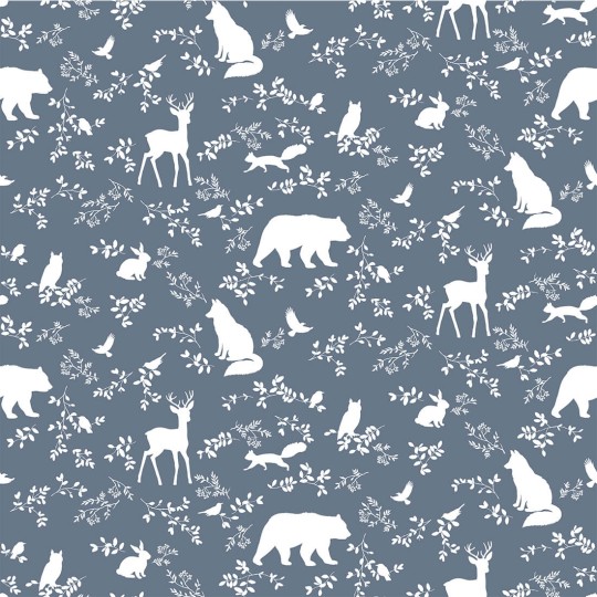Tapeta Pastelowelove forest animals blue