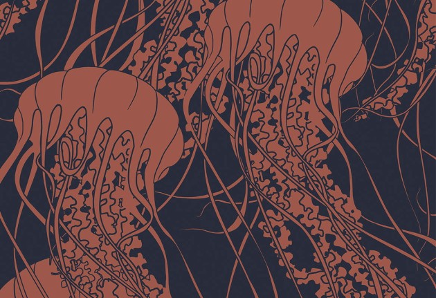 Tapeta Hooked on Walls Hidden Treasures 70072 Meduse