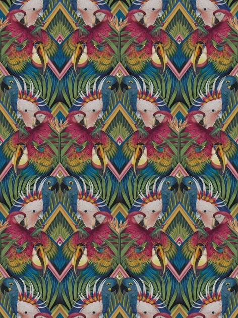 Divine Savages DVS055 Divine Plumage - tapeta w papugi