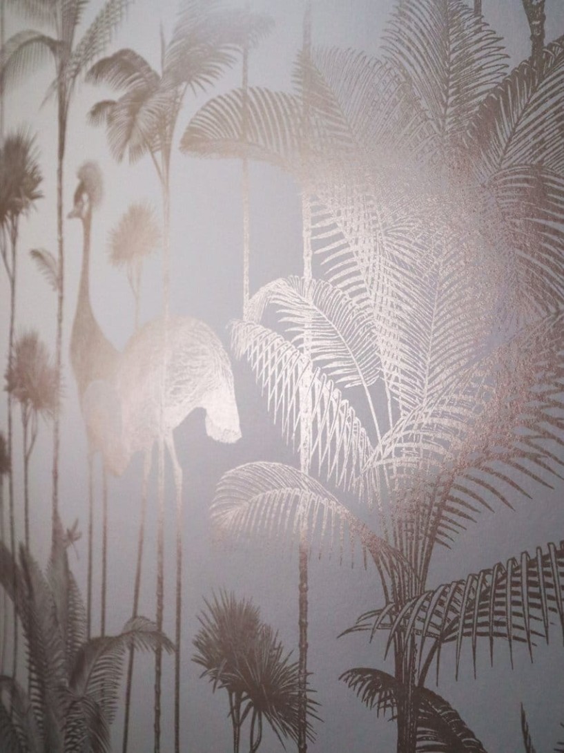 Divine Savages DVS064 Crane Fonda Soft Copper - tapeta w żurawie
