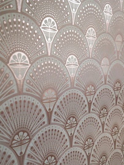Divine Savages DVS065 Deco Martini Rose Gold - tapeta wachlarze art-deco