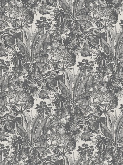 Divine Savages DVS105 Faunacation Monochrome - tapeta tropikalna