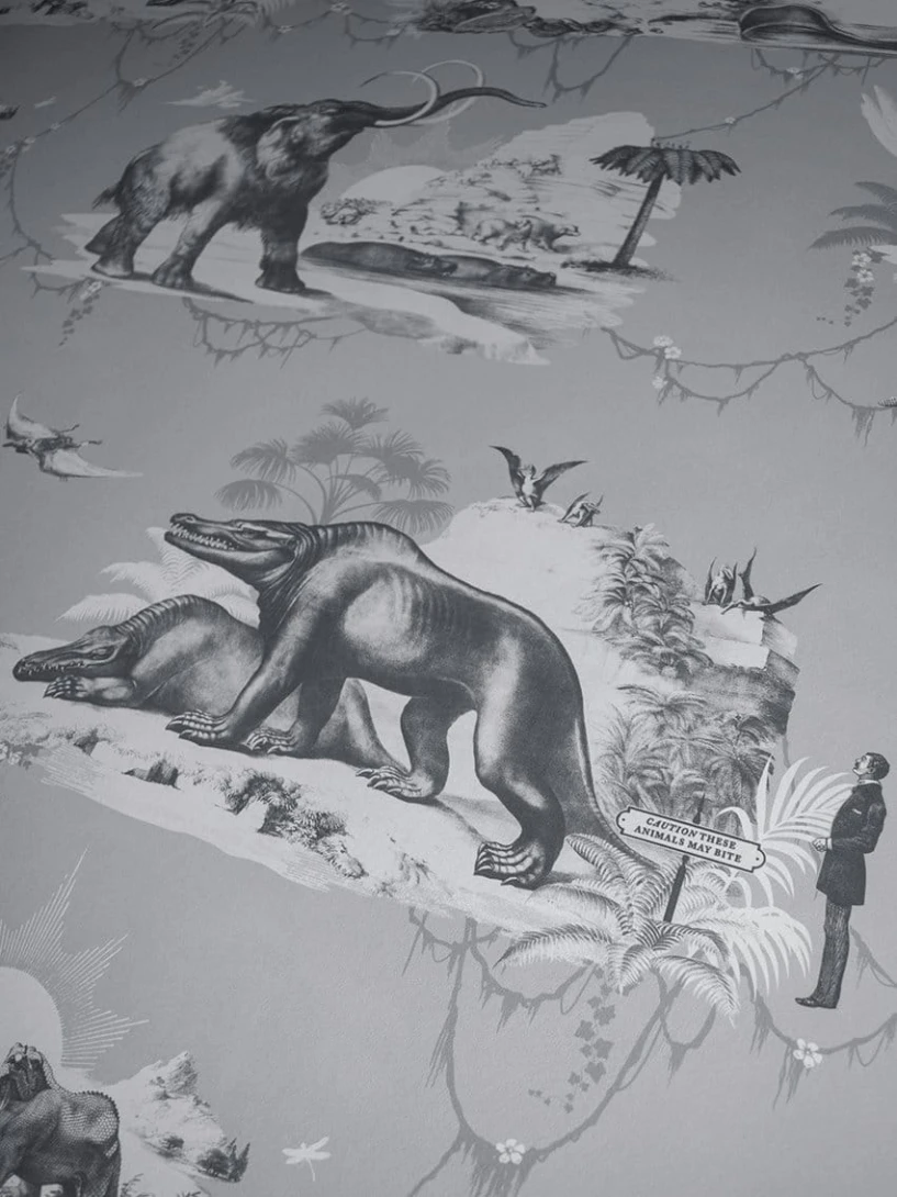 Divine Savages DVS035 Extinctopia  Slate - tapeta z parkiem rozrywki