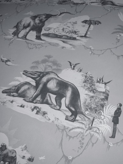 Divine Savages DVS035 Extinctopia  Slate - tapeta z parkiem rozrywki