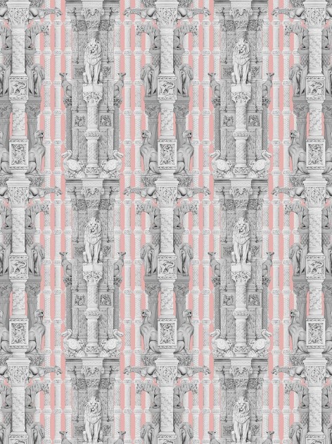 Divine Savages  DVS039 Hierarchy Blush - tapeta z motywem architektonicznym