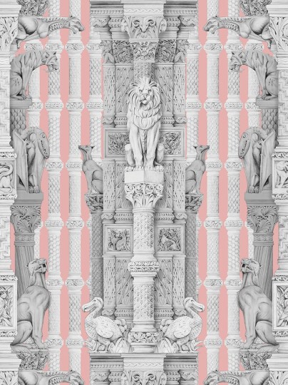 Divine Savages  DVS039 Hierarchy Blush - tapeta z motywem architektonicznym