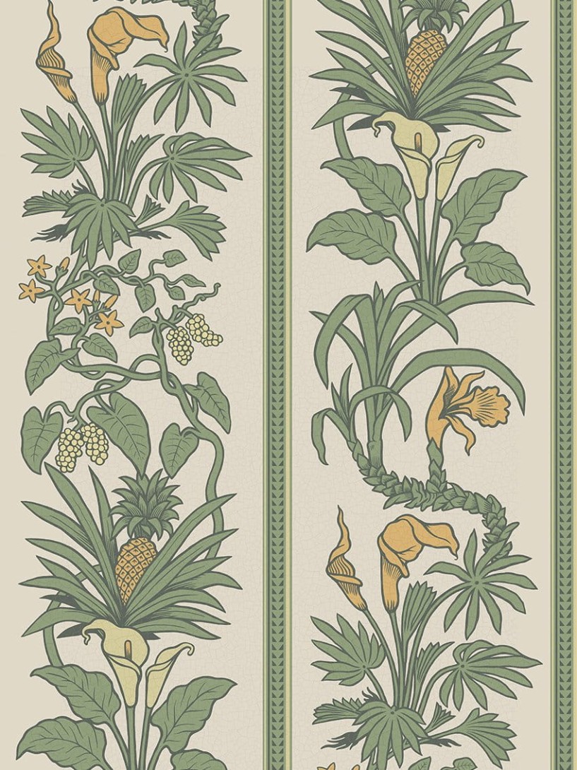 Divine Savages DVS047 Botanize Heritage Palm Green - tapeta roślinna