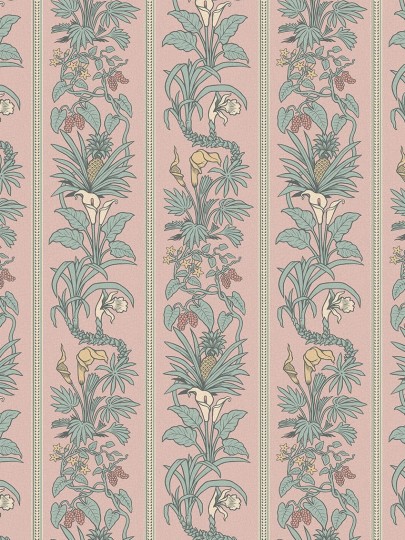 Divine Savages DVS048 Botanize Heritage Plaster Pink - tapeta roślinna