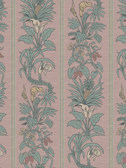 Divine Savages Botanize Heritage Grasscloth - mural roślinny