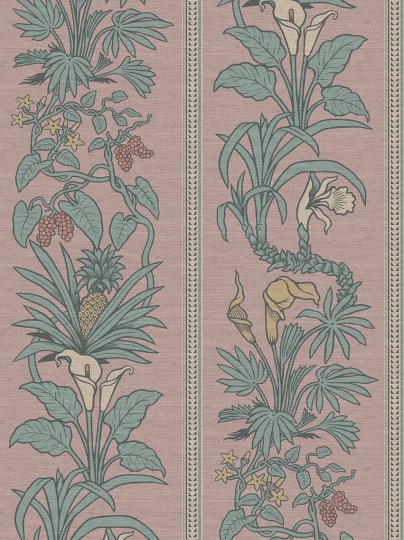 Divine Savages Botanize Heritage Grasscloth - mural roślinny