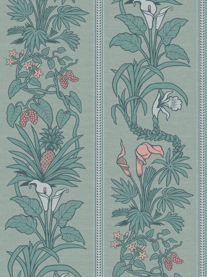 Divine Savages DVS057 Botanize Heritage Grasscloth - mural roślinny 