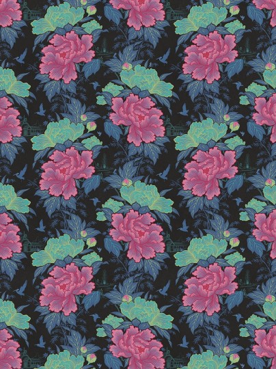 Divine Savages DVS095 Bloomin’ Marvellous Neon Nights - tapeta w piwoni