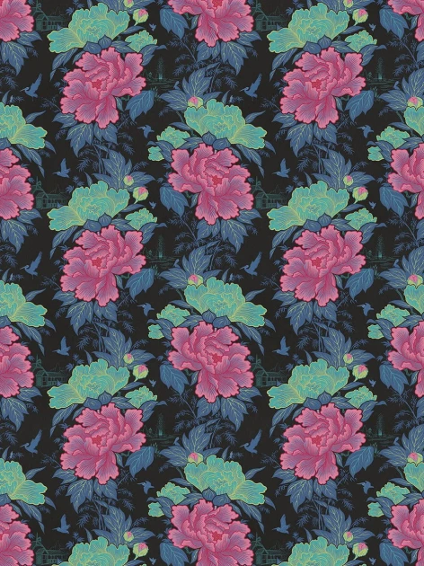 Divine Savages DVS095 Bloomin’ Marvellous Neon Nights - tapeta w piwoni