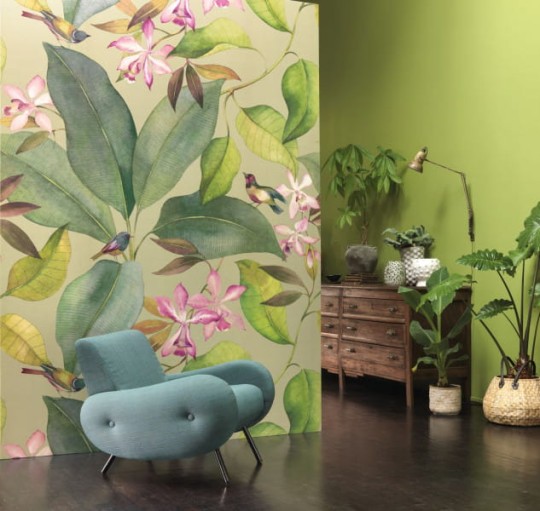 Casadeco Beauty Full Image Encyclopedia Panoramique Exoticus 83351467 - mural tropikalny