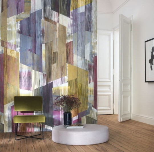 Casadeco Beauty Full Image Nova Panoramique Vilma 84312202 - mural abstrakcyjny