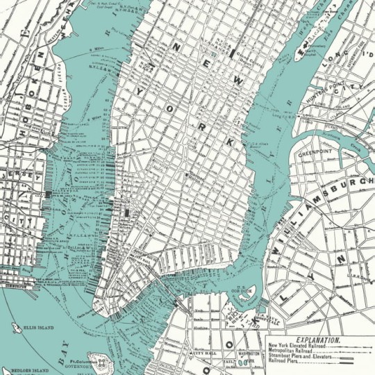 Casadeco Beauty Full Image New York City 85056127 - mural mapa