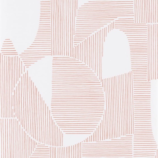 Casadeco 86124114 Gallery Graphique Corail - tapeta w linie
