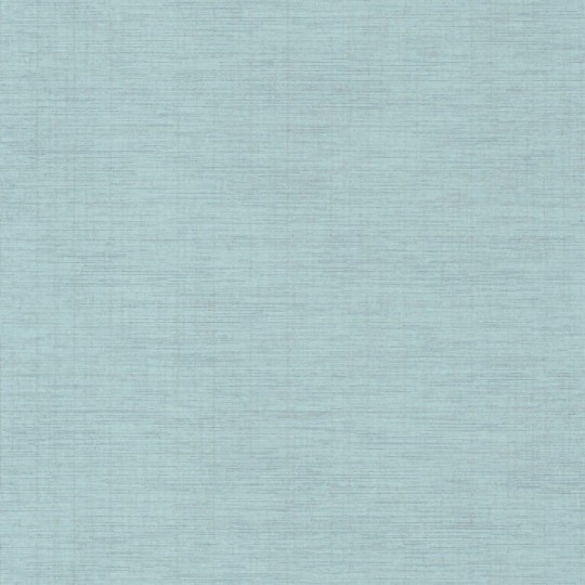 Casadeco Tissage 85846234 Five O'clock Plain - tapeta niebieski seladon