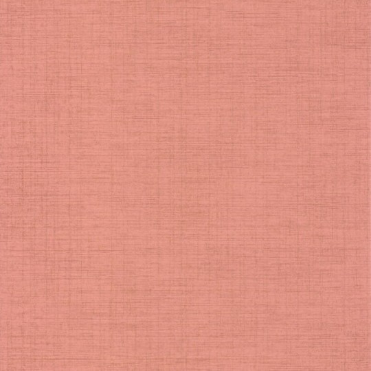 Casadeco Tissage 85843443 Five O'clock Plain - tapeta różowa terakota
