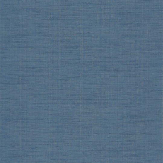 Casadeco Tissage 85846336 Five O'clock Plain - tapeta niebieski jeans