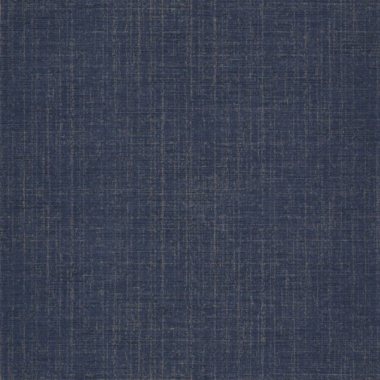 Casadeco Tissage 85846682 Five O'clock Plain - tapeta niebieskie indygo