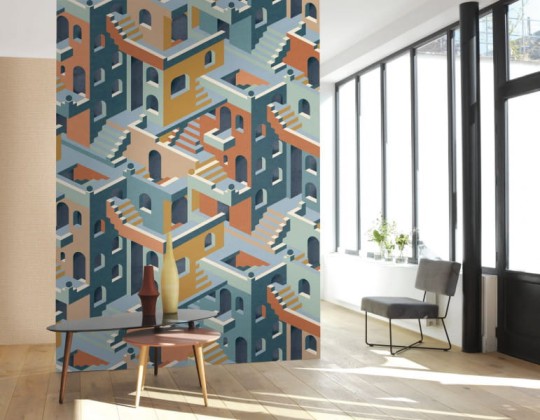 Casadeco 87013211 Beauty Full Image 2 CAD City - mural z panoramą miasta