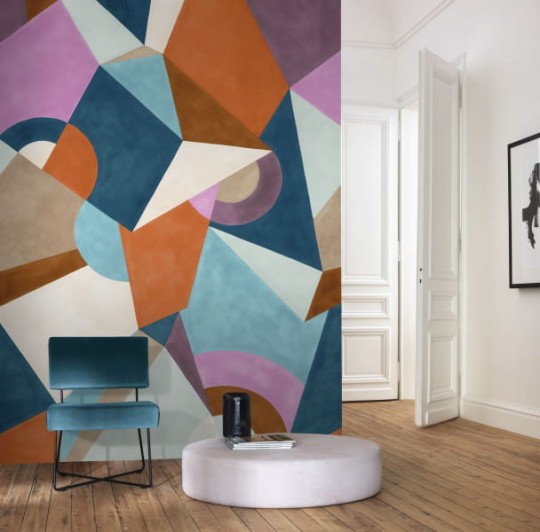 Casadeco 87035409 Beauty Full Image 2 CAD Cubisme - mural abstrakcyjny