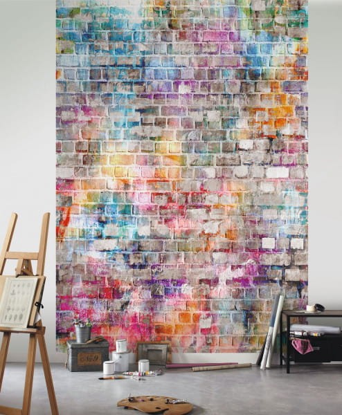 Casadeco 87124315 Beauty Full Image 2 CAD Brickcolor - mural cegły