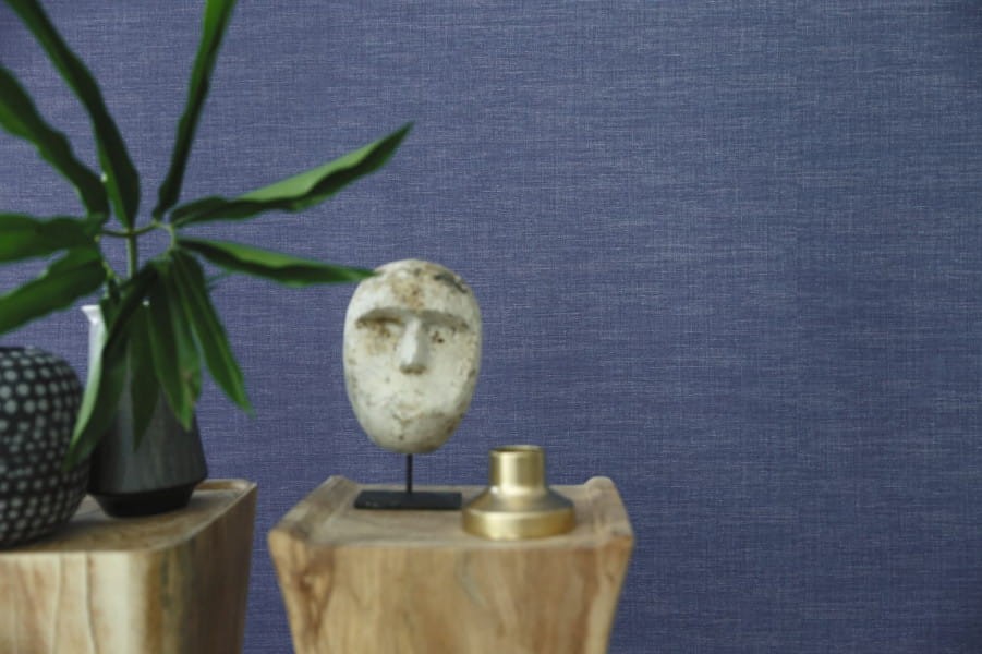 Casamance Le Lin 2 73818548 Shinok - tapeta imitująca len terakota