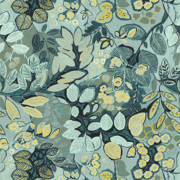 Casamance Ete Indien 75090712 Belle De Nuit - tapeta kwiat jeden nocy