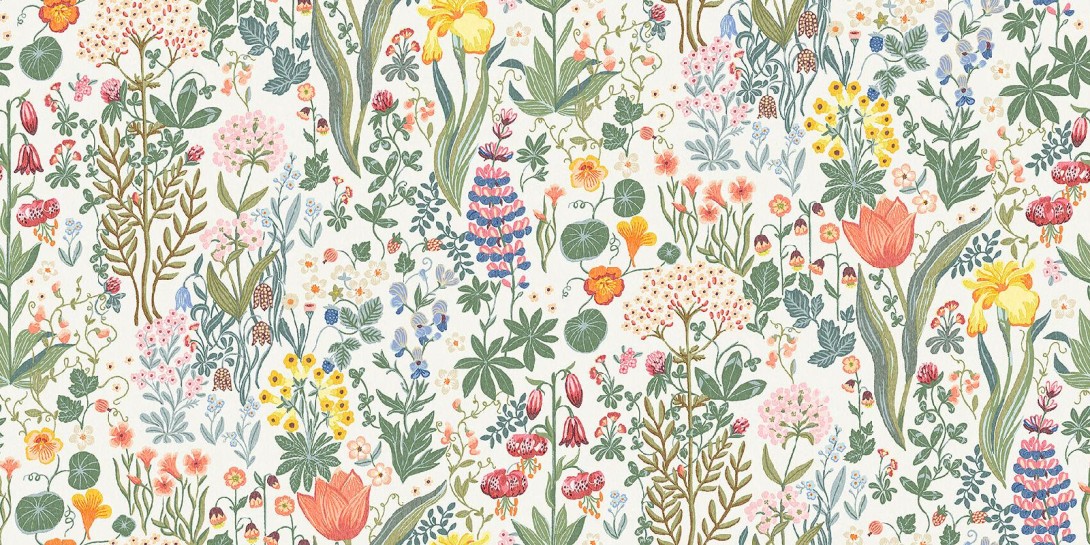 Boras Tapeter 2053 New Heritage Blomsterhav - tapeta w kwiaty