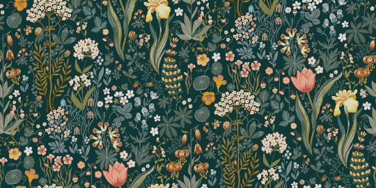 Boras Tapeter 2055 New Heritage Blomsterhav - tapeta w kwiaty