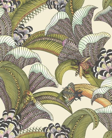 Cole & Son Ardmore - Jabula 119/1001 Hoopoe Leaves - tapeta dudek