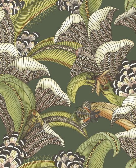 Cole & Son Ardmore - Jabula 119/1003 Hoopoe Leaves - tapeta dudek