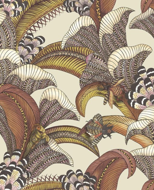 Cole & Son Ardmore - Jabula 119/1004 Hoopoe Leaves - tapeta dudek