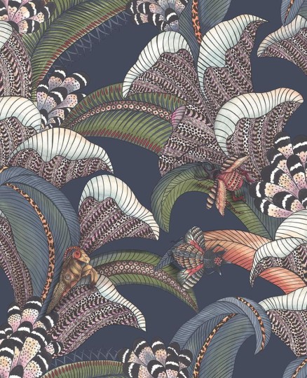 Cole & Son Ardmore - Jabula 119/1006 Hoopoe Leaves - tapeta dudek