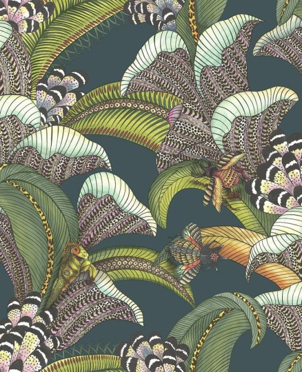 Cole & Son Ardmore - Jabula 119/1007 Hoopoe Leaves - tapeta dudek