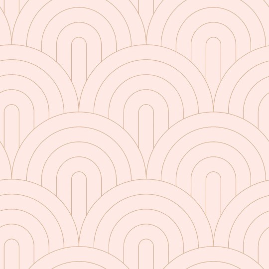 Tapeta Esta Art Deco 139217 Motif Soft Pink and Rose Gold