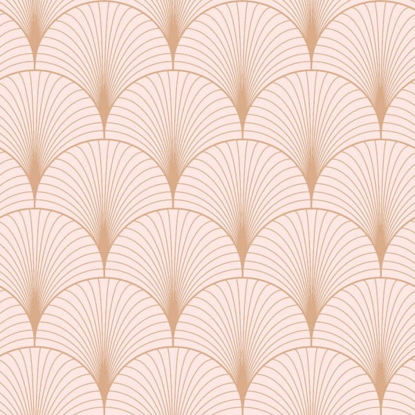 Tapeta Esta Art Deco 139229 Motif Soft Pink and Rose Gold