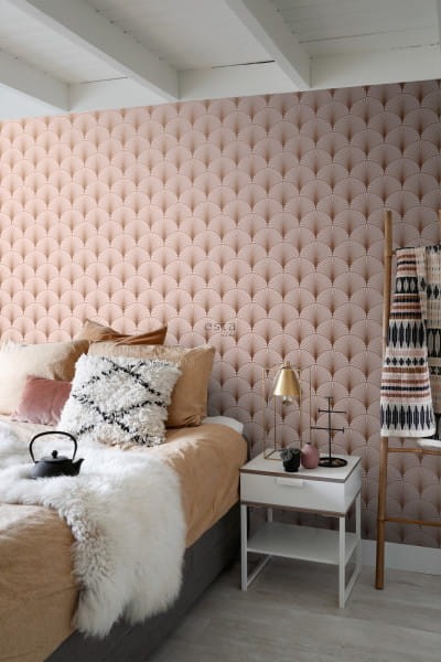 Tapeta Esta Art Deco 139229 Motif Soft Pink and Rose Gold