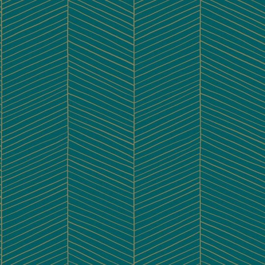 Tapeta Esta Art Deco 139200 Herringbone Emerald Green and Gold