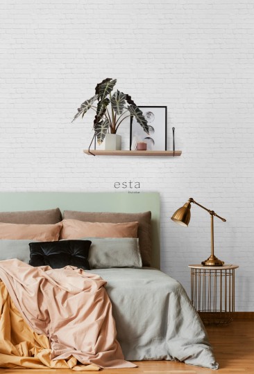 Tapeta Esta Art Deco 139192 Bricks Light Grey