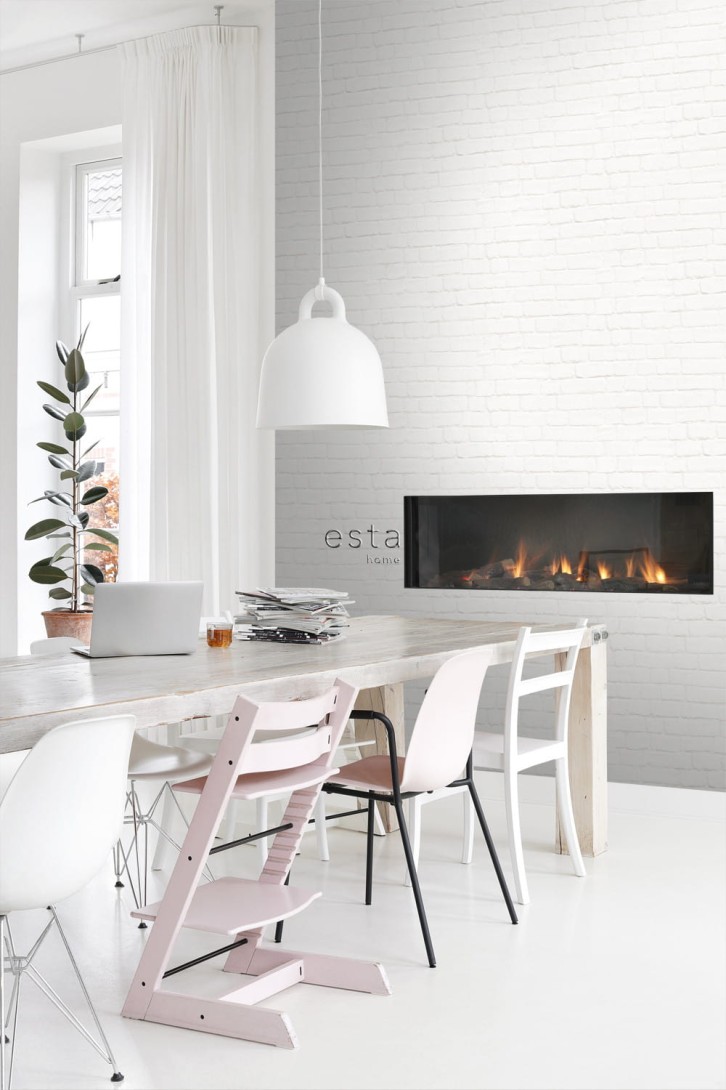 Tapeta Esta Art Deco 138532 Bricks Off-White