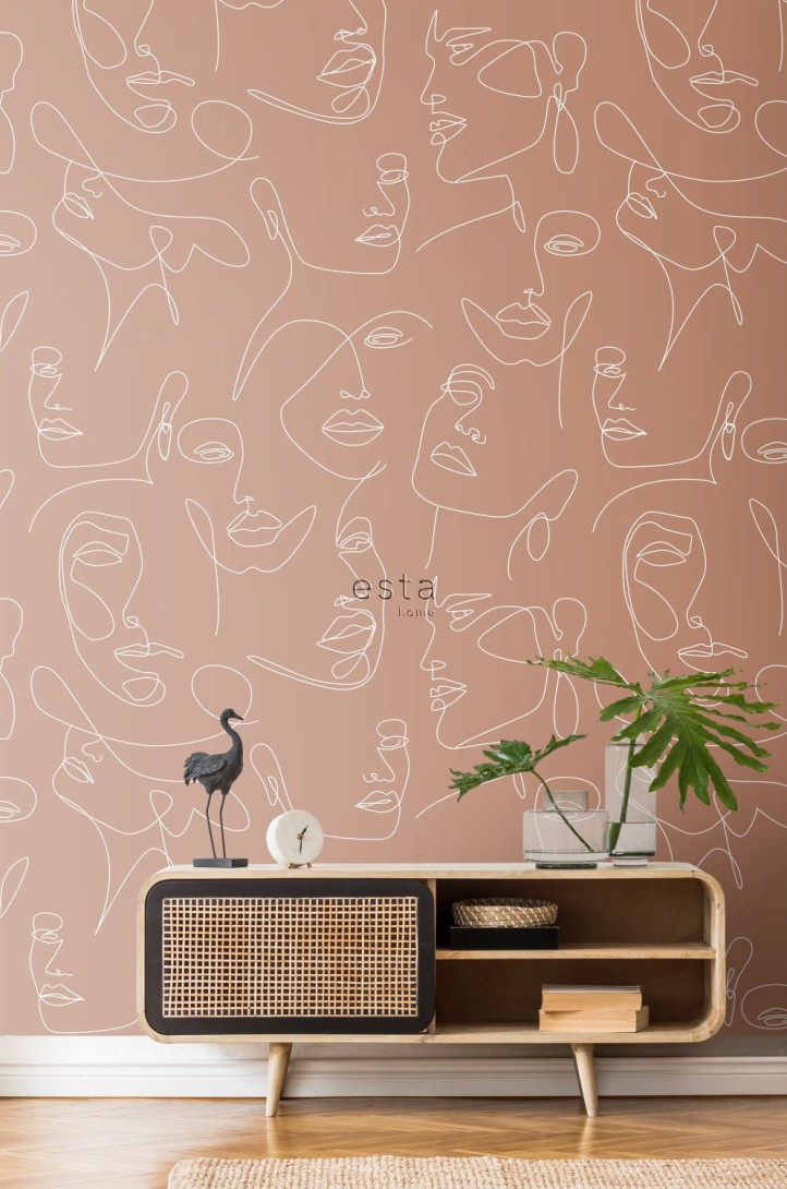 Mural Esta Art Deco 158960 Faces