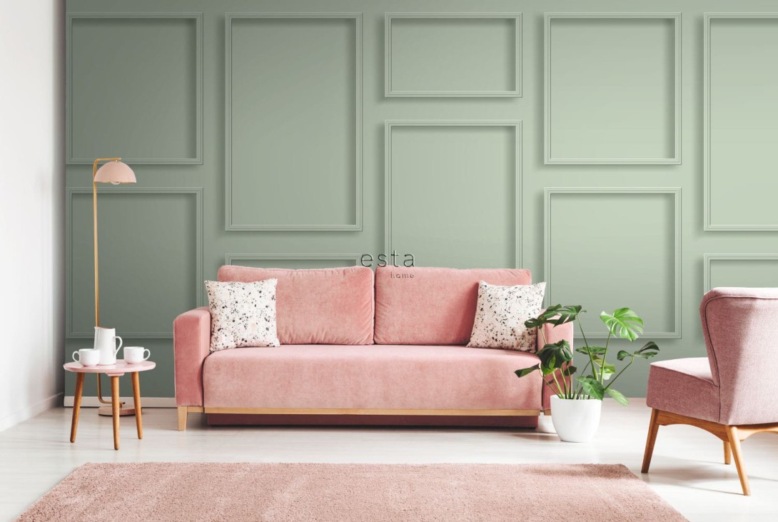 Mural Esta Art Deco 158966 Panelling Grayish Green