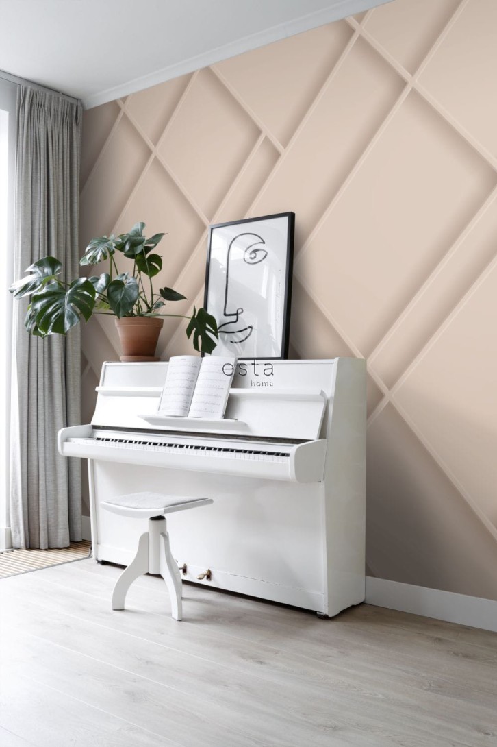 Mural Esta Art Deco 158961 Panelling Soft Pink