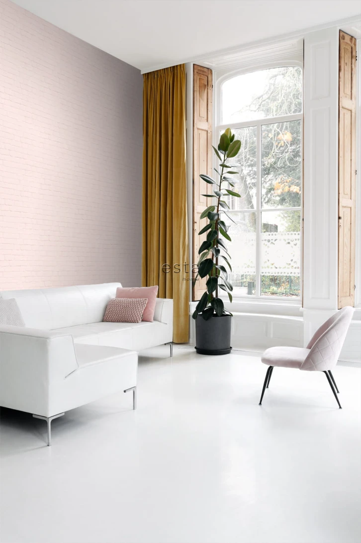 Tapeta Esta Art Deco 139191 Bricks Soft Pink
