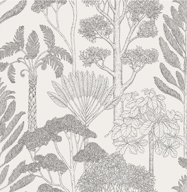 Tapeta Ferm LIVING Katie Scott Trees 1100861768 OffWhite Drzewa